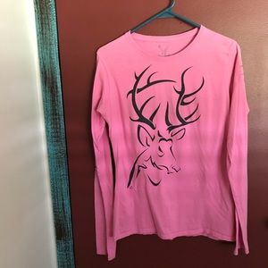 Buck Slayer pink Buck🦌 long sleeve tshirt